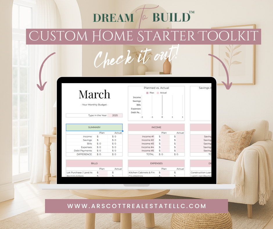Dream to Build™ Custom Home Starter Toolkit