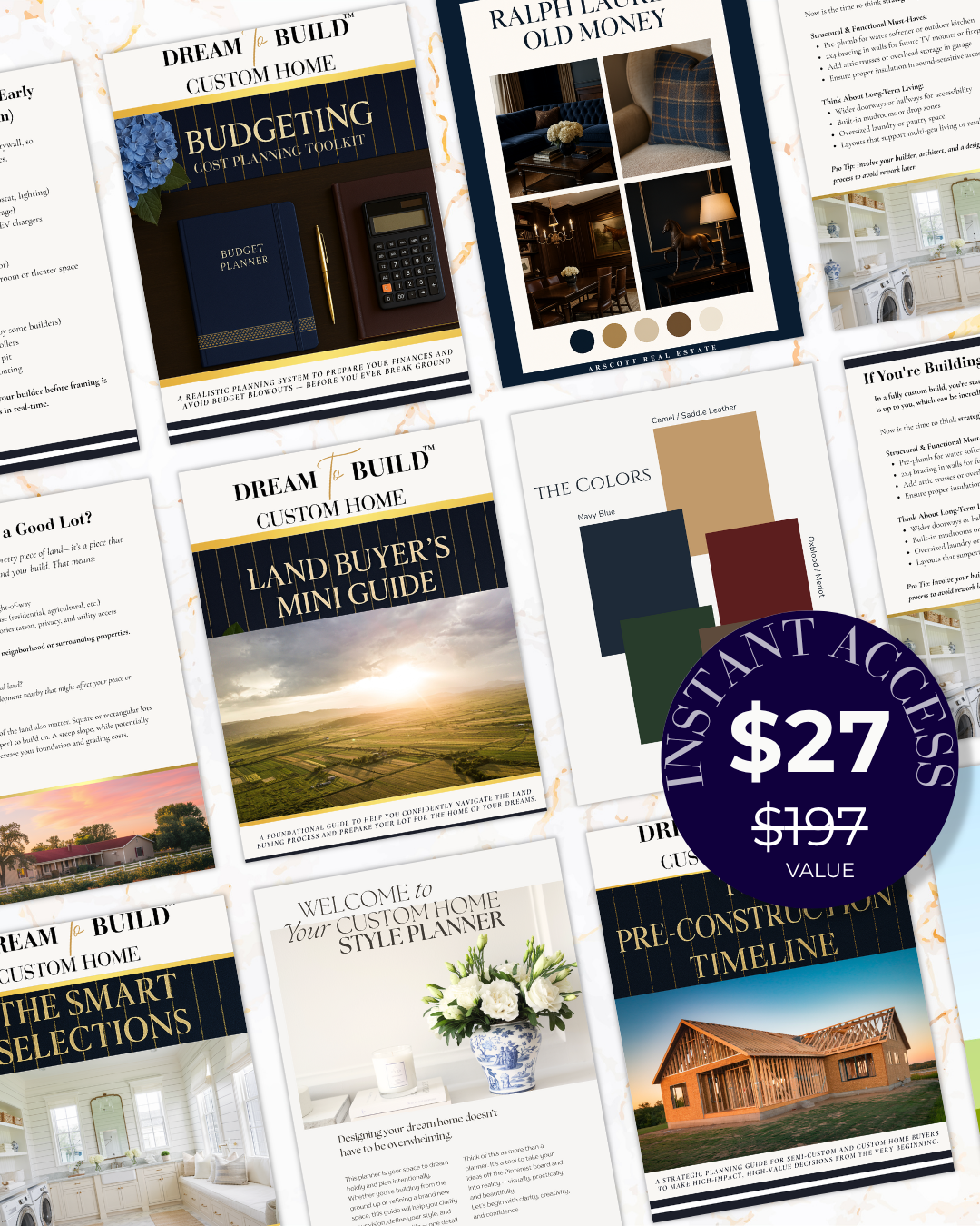 Dream to Build™ Custom Home Starter Toolkit